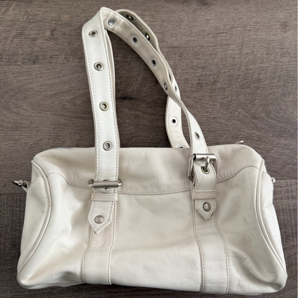 Armani Exchange AX White Leather Purse